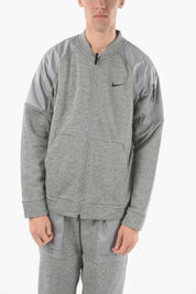 Nike Zip Closure Therma-Fit NOVELTY Sweatshirt with Nylon Inserts