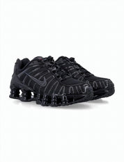 All-Black Nike Sneakers with Segmented Sole