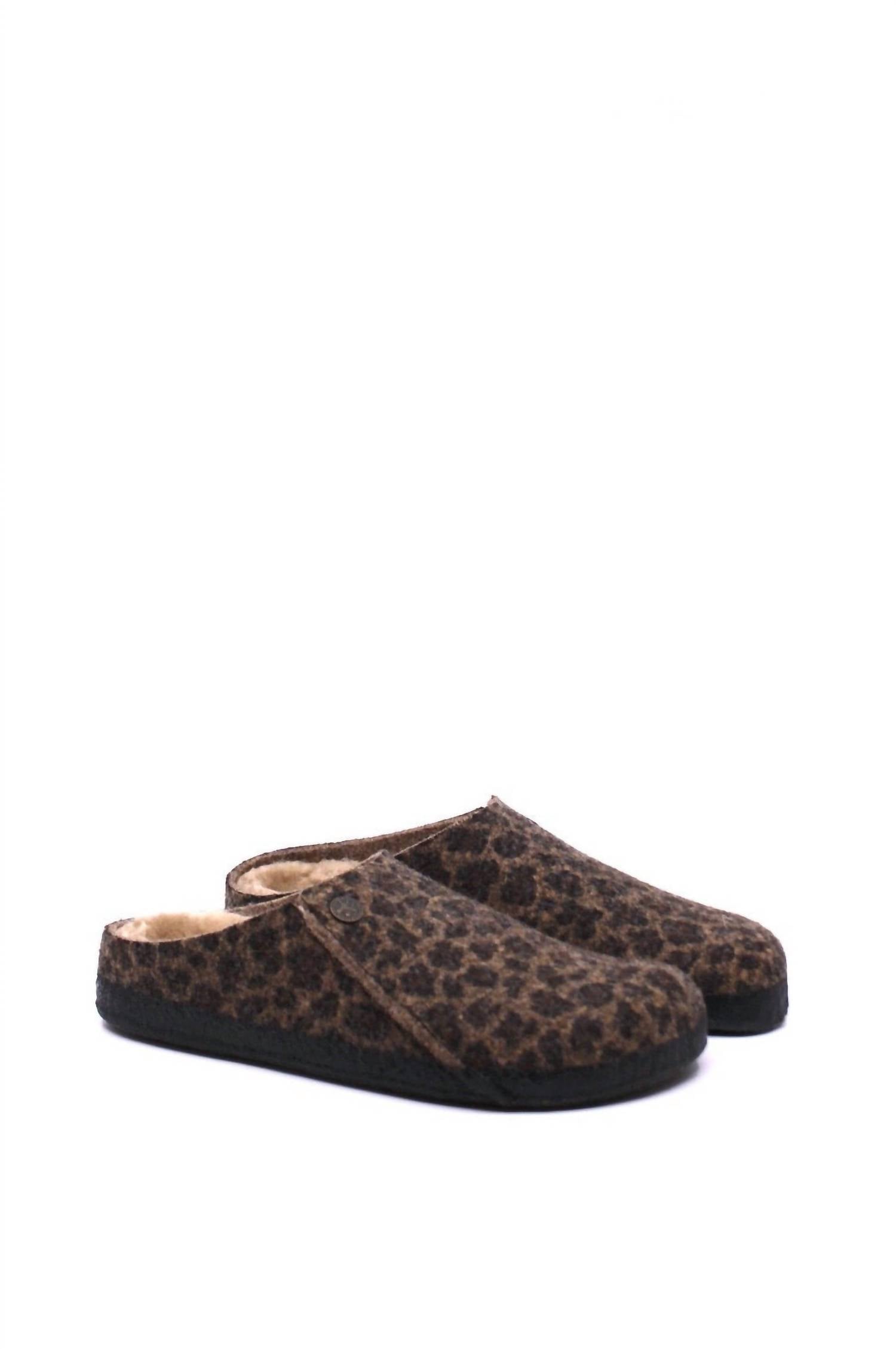 Women's Zermatt Shearling Clogs In Leopard
