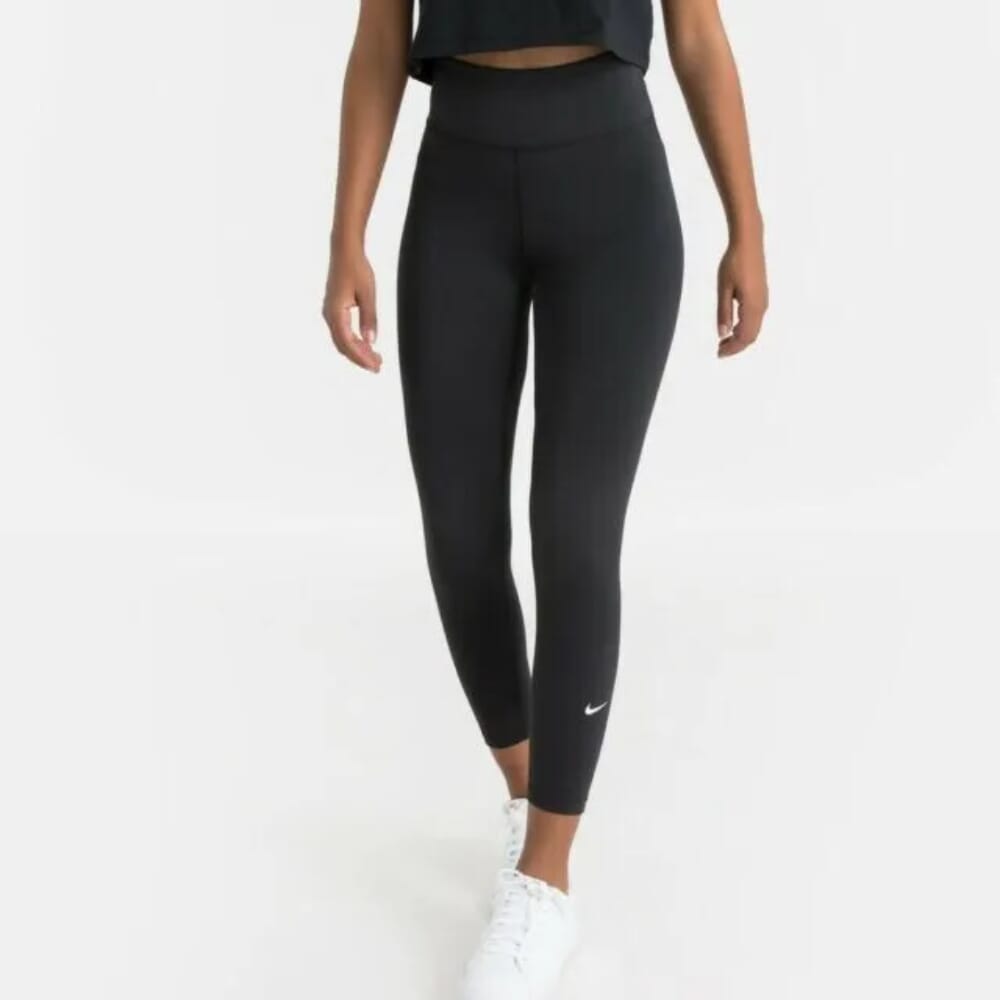 Women's Nike One Mid-Rise Crop Training Tights Black BV0001-010