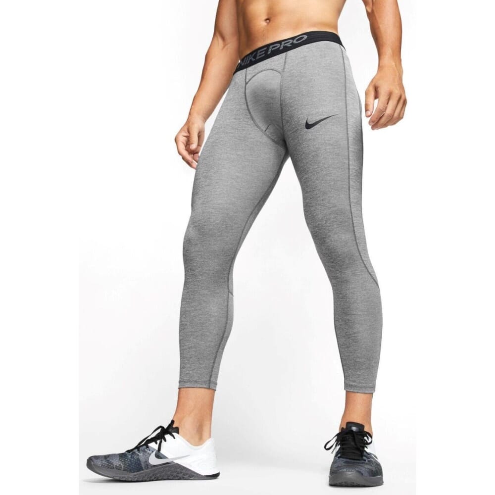 Men's Nike Pro 3/4 Tights Smoke Grey/Black BV5643-085