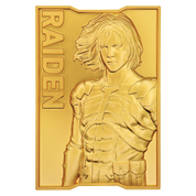 Fanattik Limited Edition Metal Gear Solid 2 24k Gold Plated Raiden Ingot