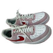 Nike Air Force 1 Low "Valentine's Day Love Letter" Sneakers in Pink Suede