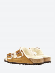 Unisex Arizona Shearling Sandal In Mink