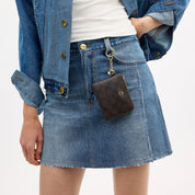 Coach Outlet Small Corner Zip Wallet In Signature Canvas