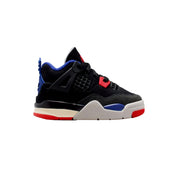Toddler Nike Jordan 4 Retro OG Black / Fire Red - Deep Royal Blue IB4387-003