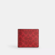 Coach Outlet 3 In 1 Wallet In Signature Canvas