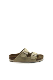 Women's Arizona Suede Sandal In Antique White