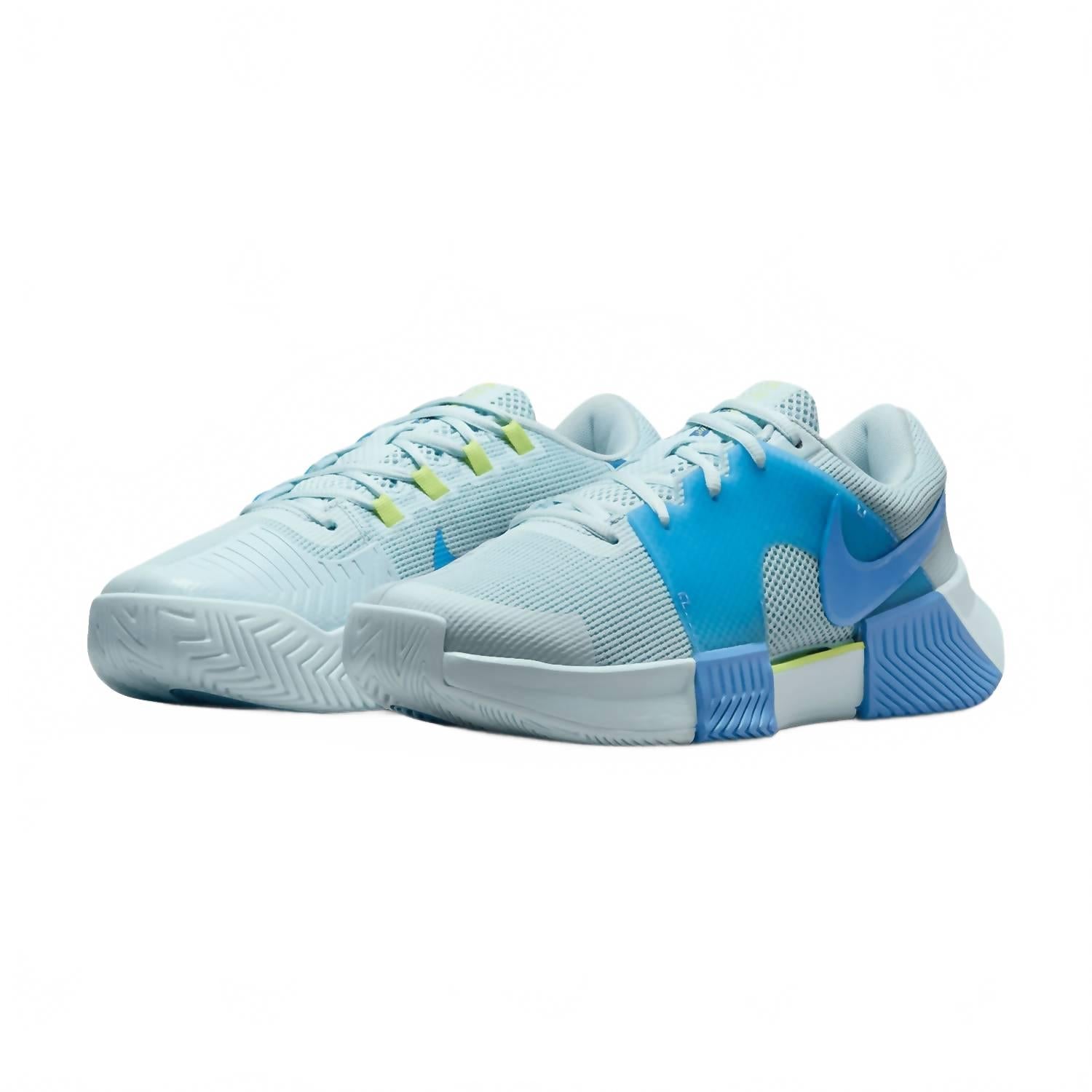Women's Zoom Gp Challenge 1 Hard Court Tennis Shoe In Glacier Blue/star Blue