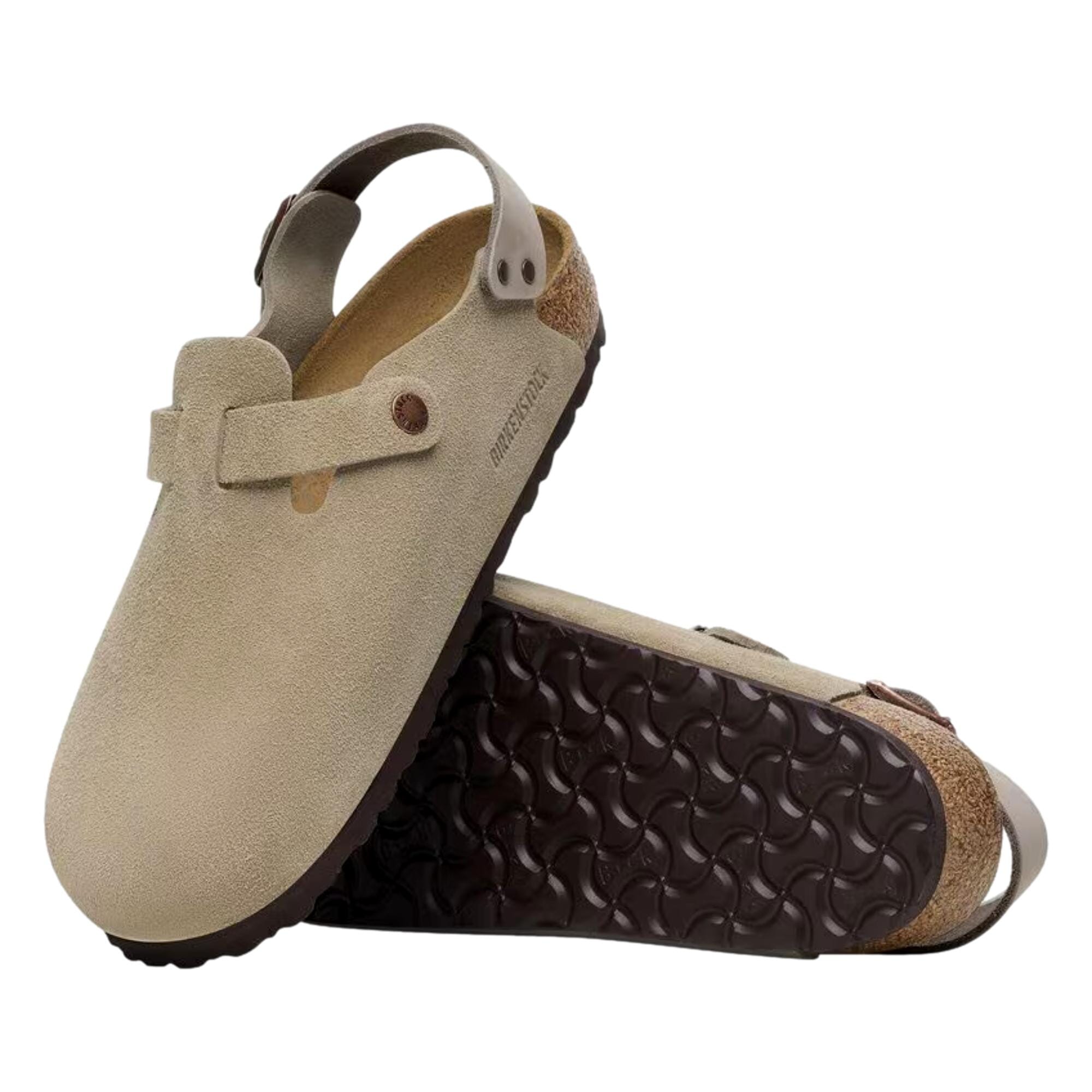 Women's Birkenstock Tokio II Suede Taupe 1028323