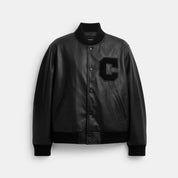 Coach Outlet Leather Varsity Jacket