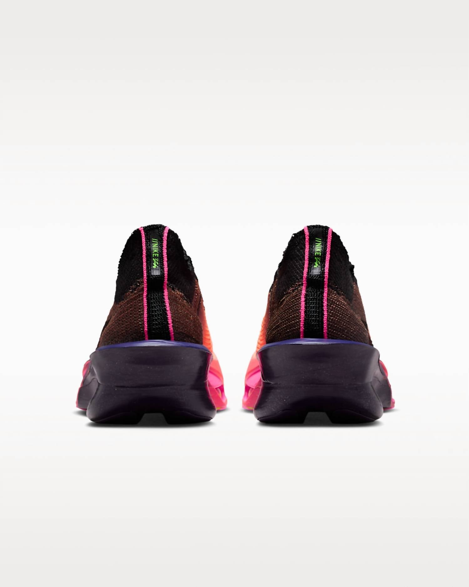 Men's Air Zoom Alphafly Next 3 Glam Shoe In Orange Pulse/black/purple Dynasty