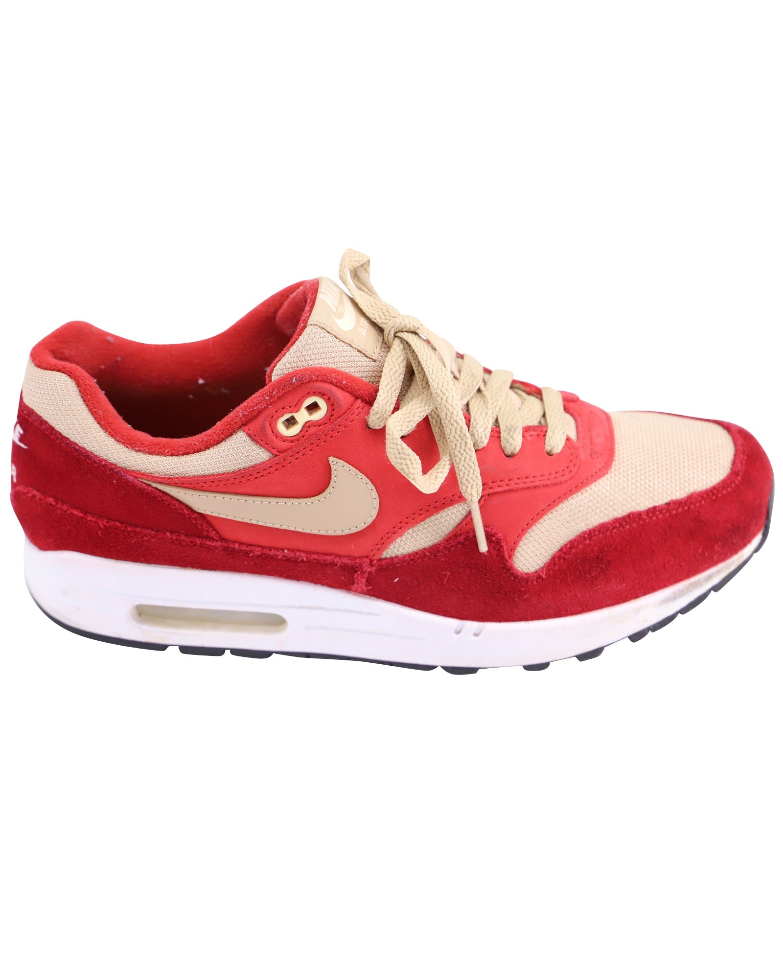 Nike Air Max 1 Curry Pack in Red Nylon