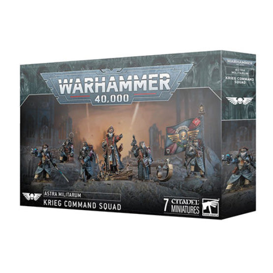 Games Workshop Warhammer 40K Astra Militarum Krieg Command Squad