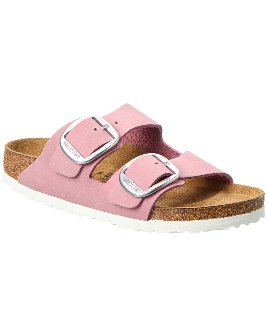Birkenstock Women's Narrow Arizona Soft Footbed Nubuck Leather Sandal