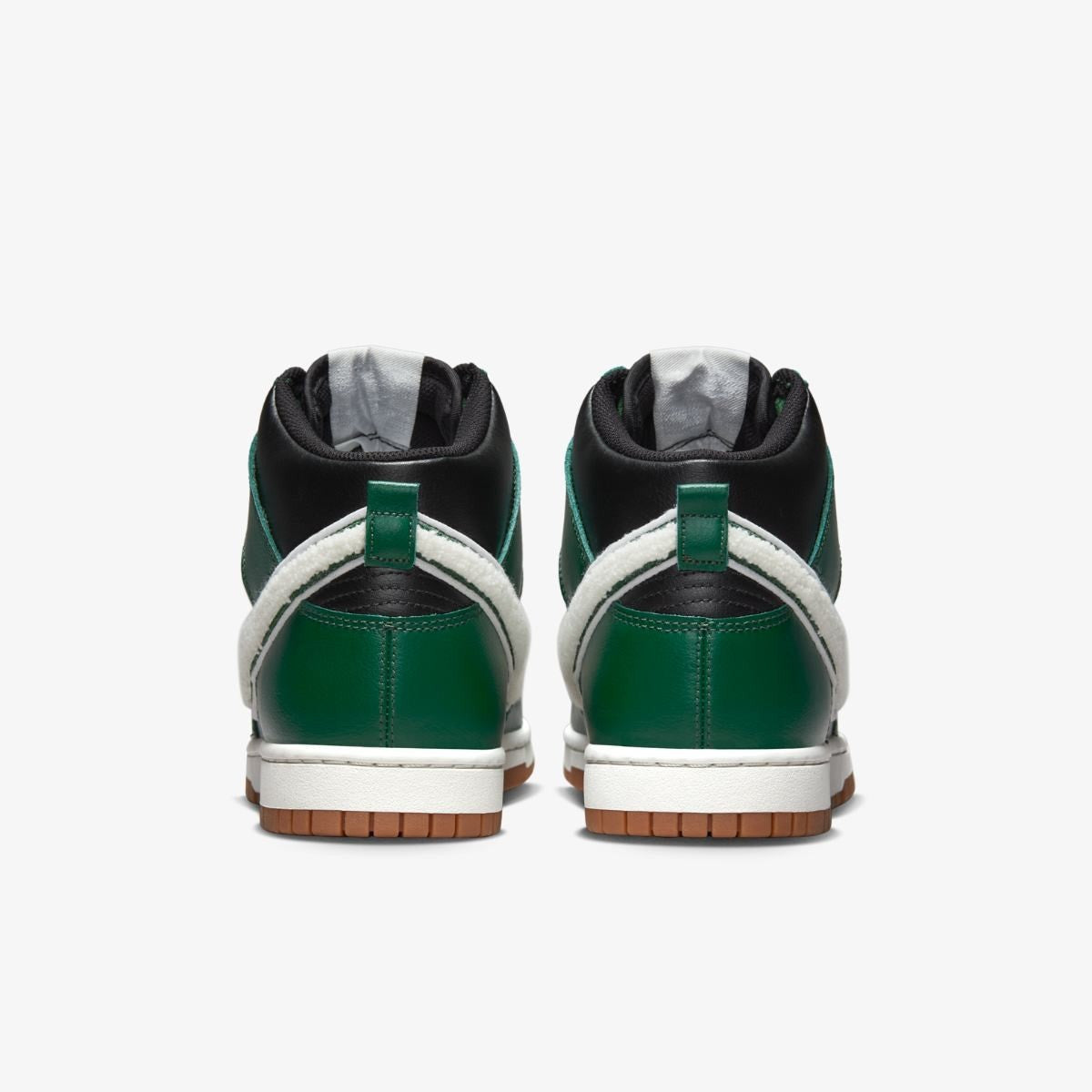 Men's Nike Dunk High DR8805-001 Sneakers Green Black Leather Lifestyle Shoes