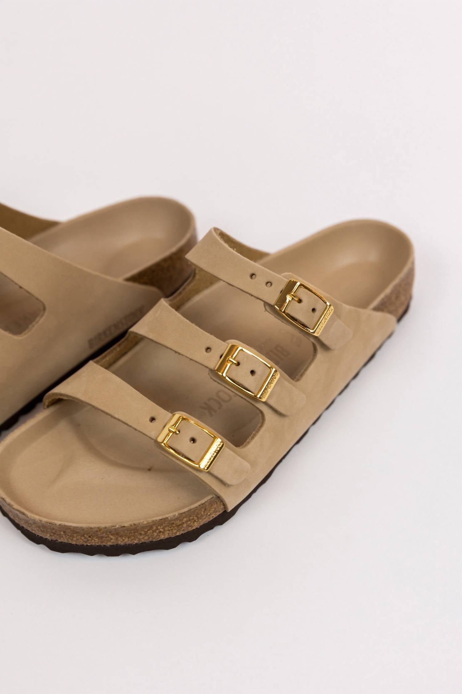 Women's Florida Sandal In Sandcastle Nubuck Leather