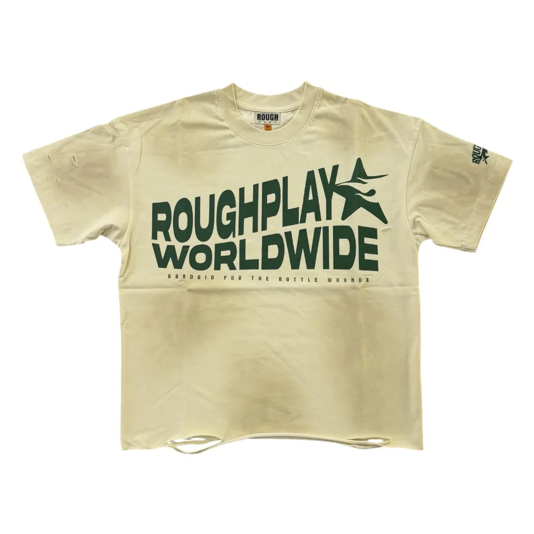 Men's Rough Play May 16th 2026 T-Shirt Tan/Green may16th26tee-tangrn