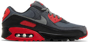 Nike Air Max 90 Smoke Grey Fire Red