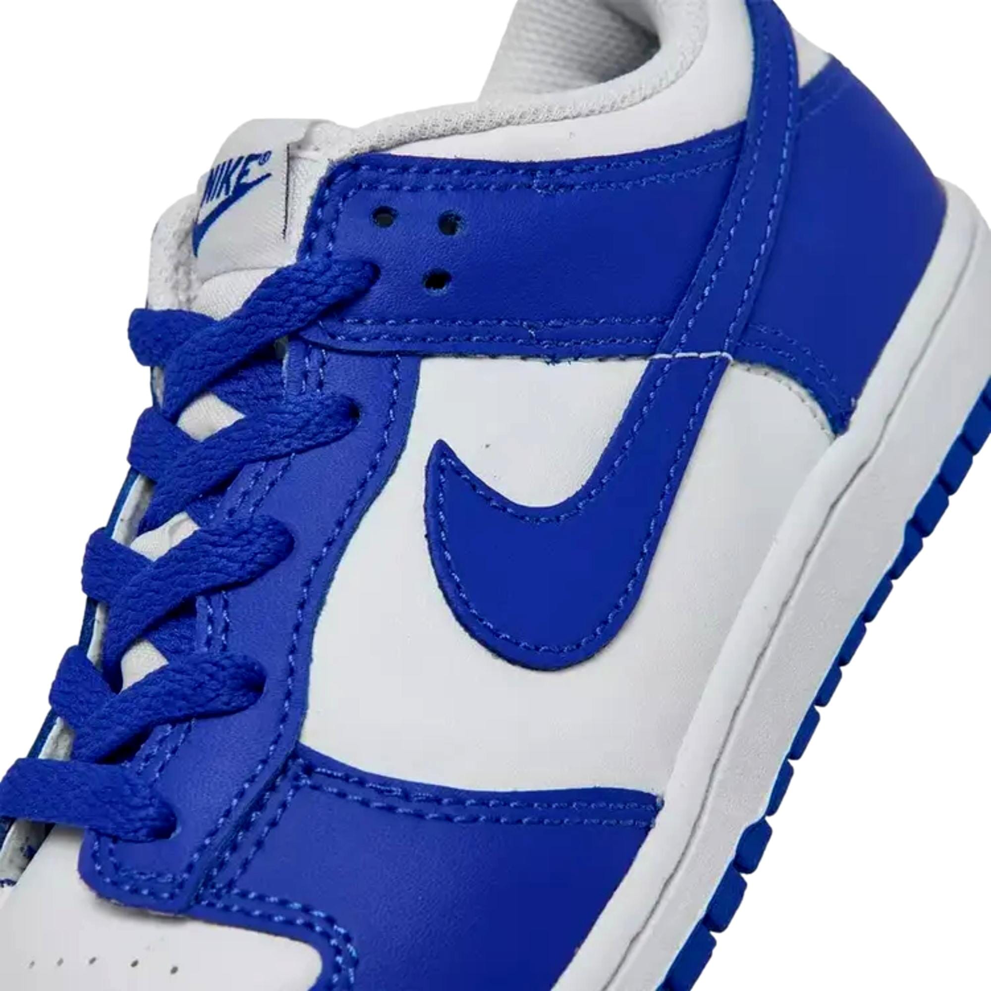 Pre-School Nike Dunk Low White / Hyper Royal - Hyper Royal FB9108-131