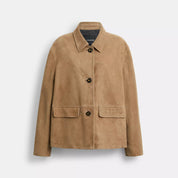 Coach Outlet Suede Coat