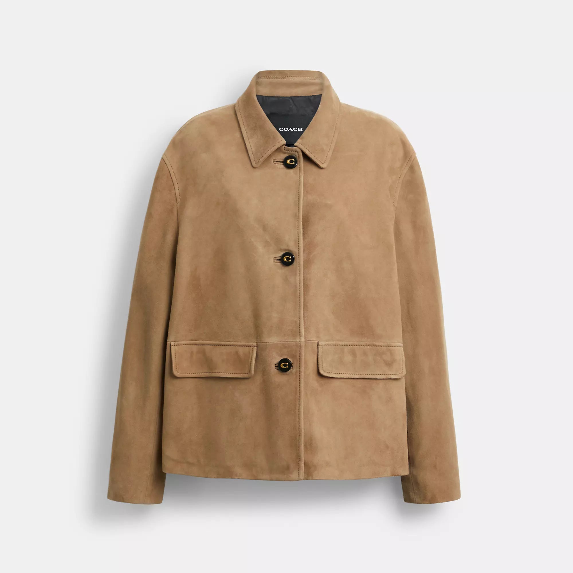 Coach Outlet Suede Coat