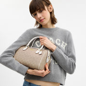 Coach Outlet Rowan Satchel Bag In Signature Canvas
