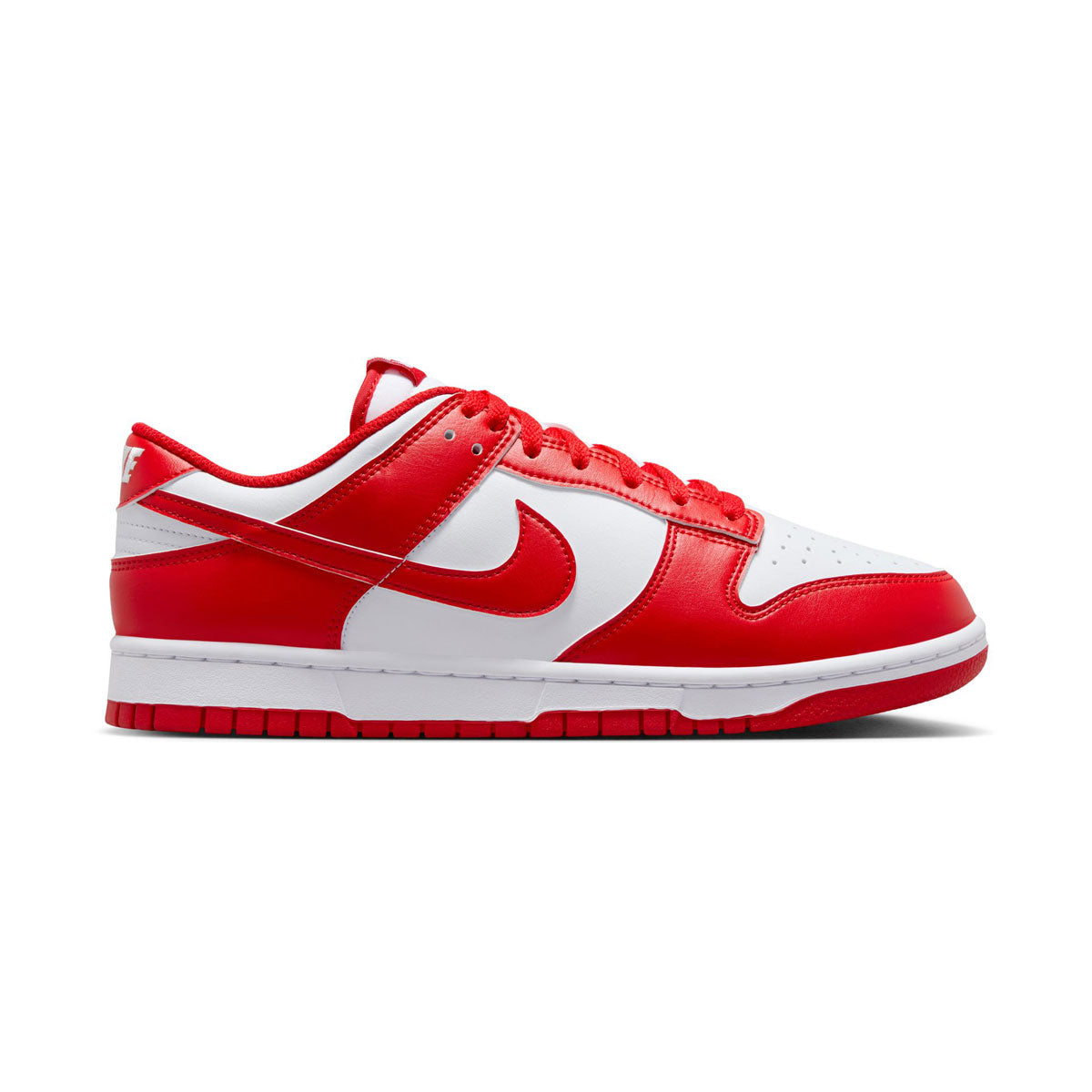 MENS NIKE DUNK LOW RETRO WHITE/UNIVERSITY RED_HF5441-104