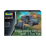 1/76 Krupp Protze KFZ 69 with 3.7cm Pak