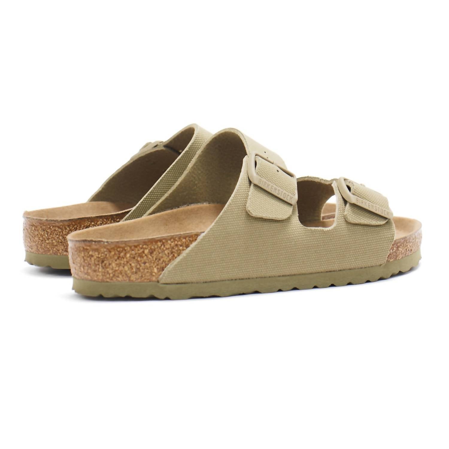 Men's Arizona Rivet Logo Vegan Sandals In Faded Khaki