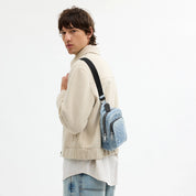 Coach Outlet Racer Sling Pack In Loved Signature Denim