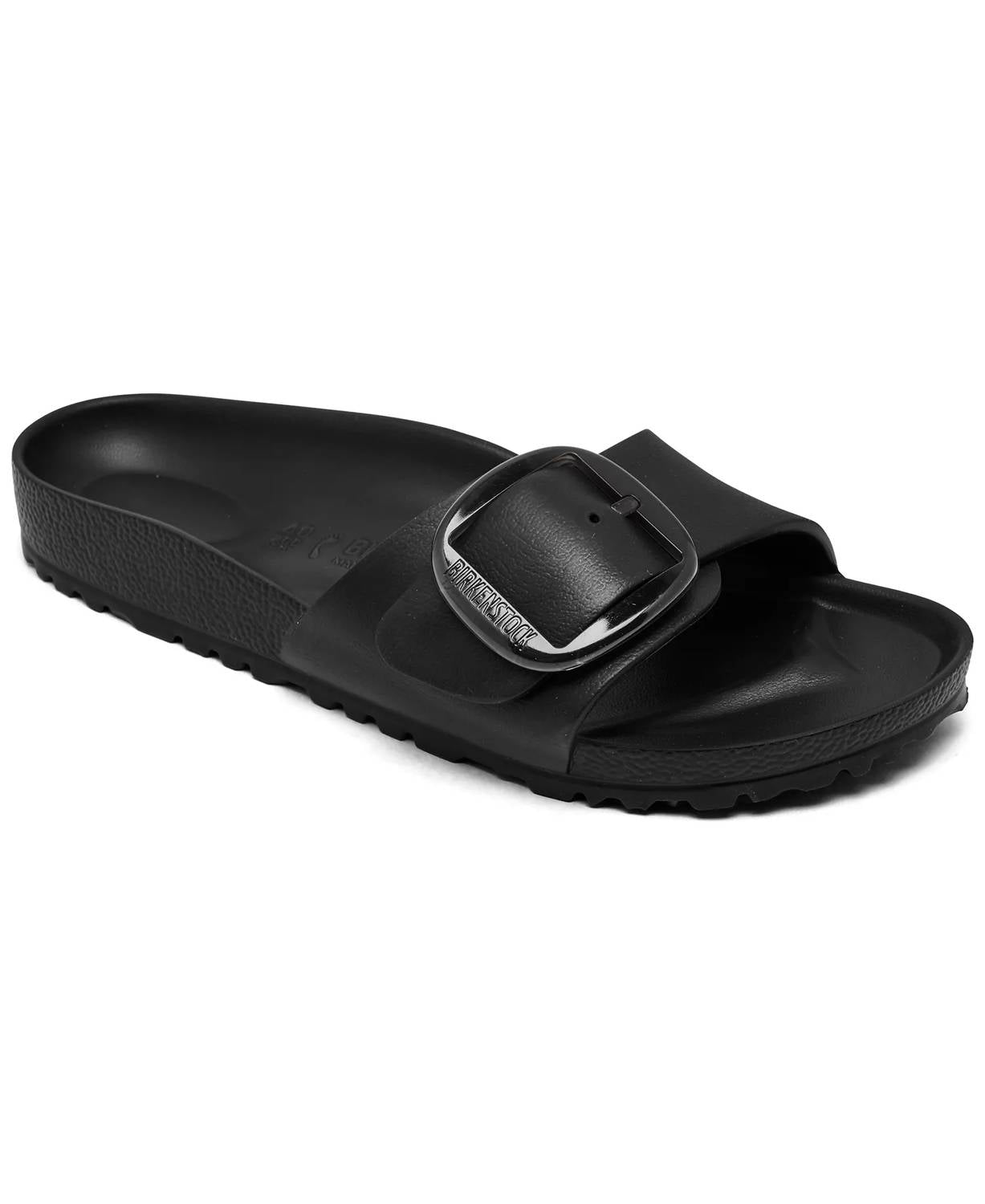 Women's Madrid Big Buckle Eva Sandals In Black