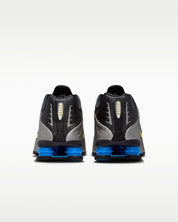Nike Shox R4 "Brazil" IO8134-001 Men's Black Metallic Pewter Soccer Shoes MEW778