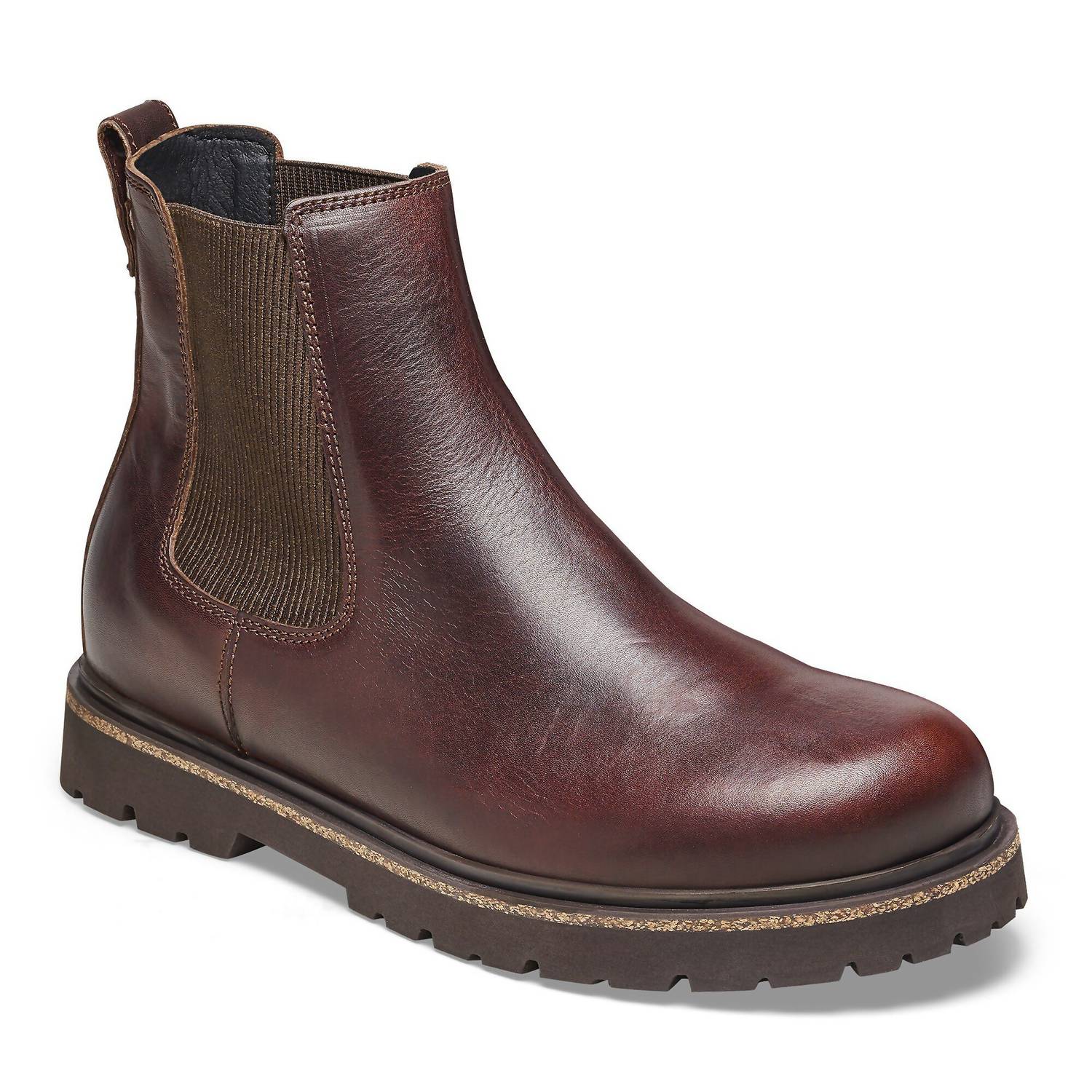 Men's Highwood Slip On Leather Boot In Chocolate