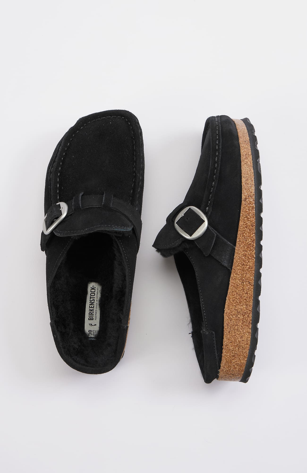Women's Birkenstock Buckley Shearling Clogs Shoes