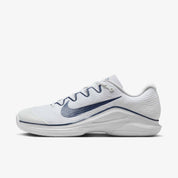 Men's Zoom Vapor 12 Hard Court Tennis Shoes In White White/midnight Navy