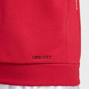 Nike Kobe Hoodie Men's Red French Terry Dri-FIT Pullover Activewear JAX761