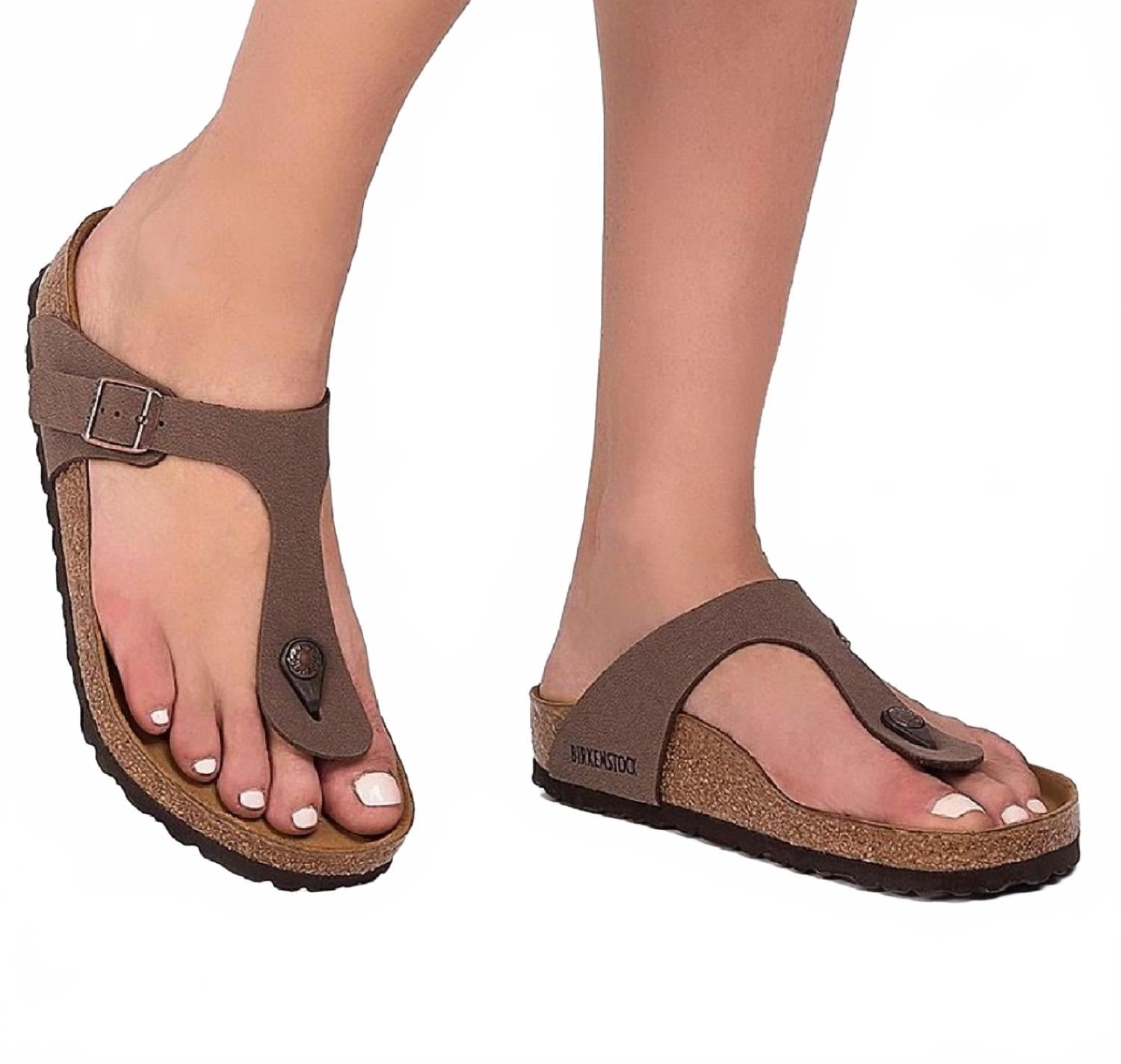 Unisex Gizeh Sandal In Mocca