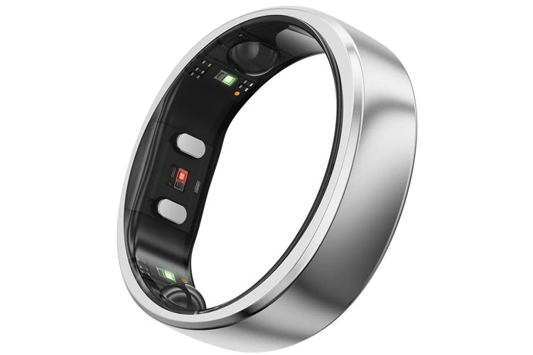 RingConn Gen 2 Air Smart Ring - Size 8 (Galaxy Silver)