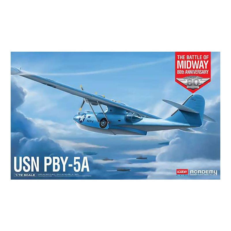 Academy 1/72 USN PBY5A Battle of Midway Plastic Model Kit