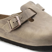 Unisex Birkenstock Boston Soft Footbed 1018147 Brown Leather Clog RHS4841