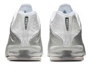 Nike Shox R4 White Bright Crimson Metallic Silver