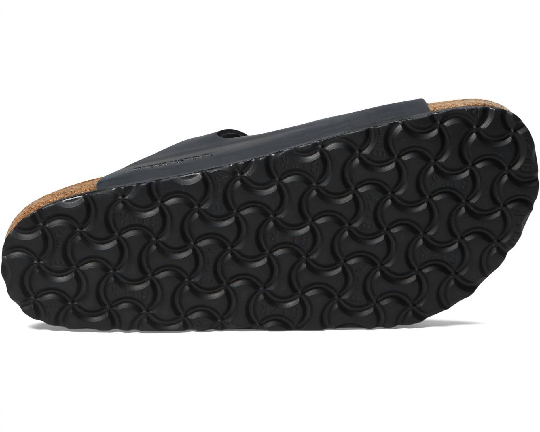 Women's Florida Oiled Leather Slide In Black