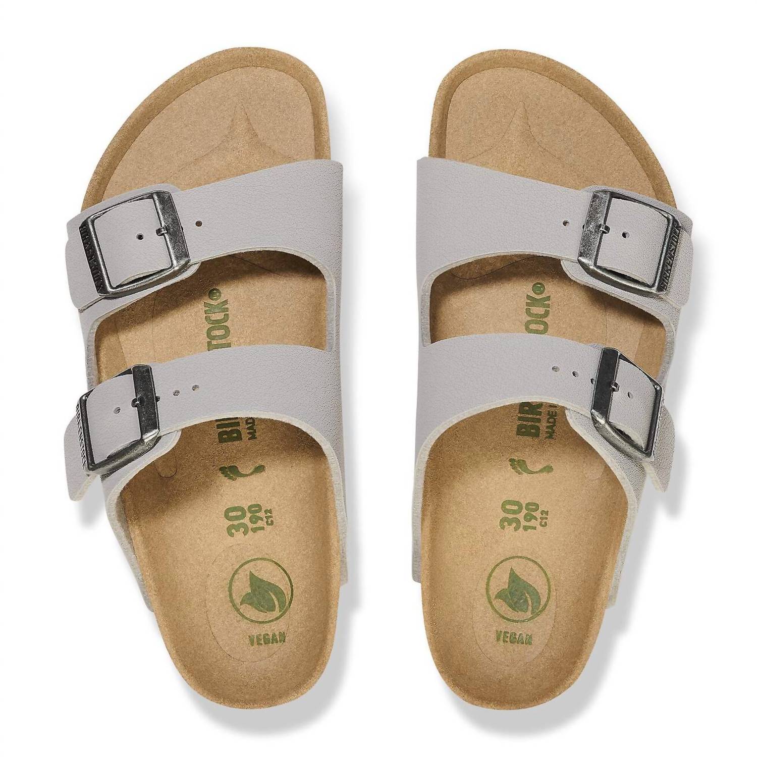 Kids Arizona Kid Vegan Sandals In Stone Coin