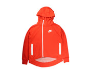 Women's Nike Sportswear Tech Fleece Full-Zip Habanero Red Hoodie 930757-634