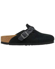 Birkenstock Boston Braided Suede Sandal