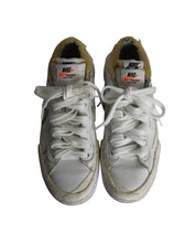 Nike x Sacai Blazer Low Sneakers in White Patent Leather