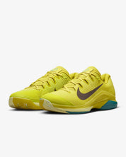 Men's Zoom Vapor 12 Premium Hard Court Tennis Shoes In High Voltage / Cave Stone