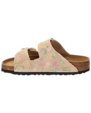 Birkenstock Arizona Flowers Sandcastle Suede Sandal