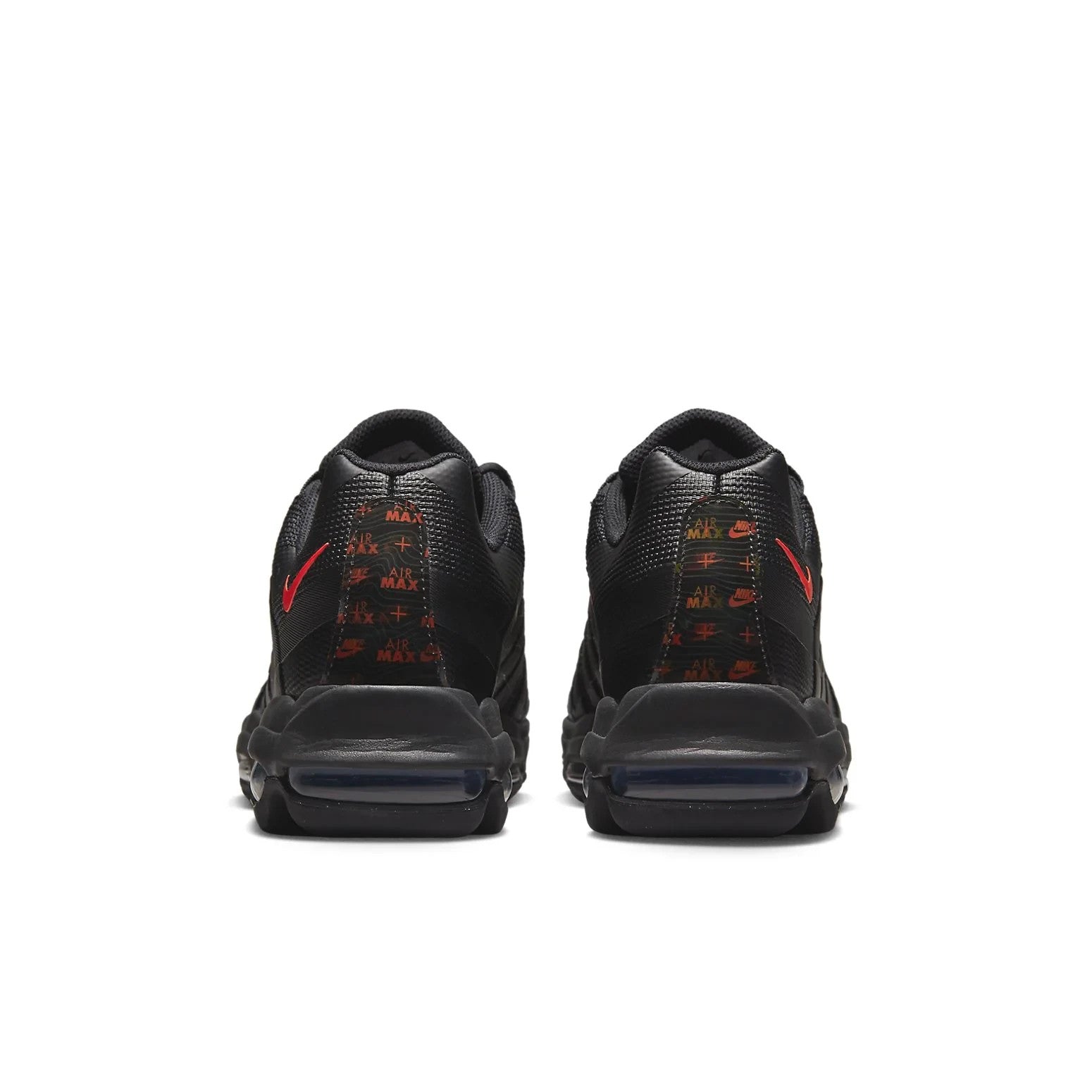 Men's Nike Air Max 95 Ultra DX2658-001 Sneakers Black Habanero Red Running Shoes